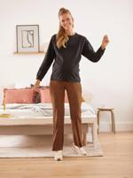 Wijde zwangerschapsbroek met luipaardprint luipaard - thumbnail