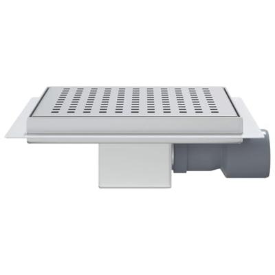 VidaXL Dot doucheafvoer zilver 20 x 20 cm roestvrij staal 304 VidaXL Dot doucheafvoer zilver 20 x 20 cm roestvrij staal 304