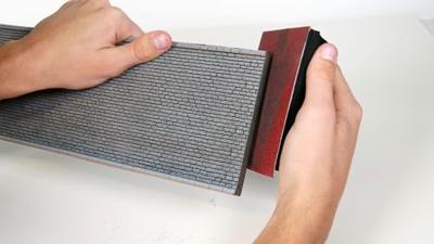 NOCH 58054 H0 Muur met metselwerk Steen