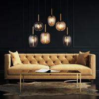 Globo 6-lichts hanglampBlacky zwart - 15345-6A - thumbnail