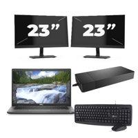 Dell Latitude 7330 - Intel Core i5-12e Generatie - 13 inch - 16GB RAM - 256GB SSD - Windows 11 Home + 2x 23 inch Monitor - thumbnail