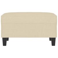 Voetenbank 70x55x41 cm stof crmekleurig - thumbnail