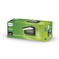 Philips LED Bustan Wandleuchte Anthrazit 2x4.5W 8718696158876 LED-wandlamp LED LED vast ingebouwd 4.50 W Antraciet - thumbnail