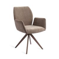 Jesper Home Misaki eetkamerstoel Mocha Mist turn brown - thumbnail