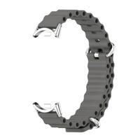 Ocean siliconen bandje - Grijs - Xiaomi Smart Band 8 & 9 - thumbnail