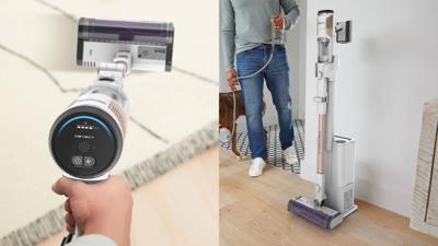 SHARK IW3612EU - Snoerloze steelstofzuiger - 240 W - 2 L Automatische leegloop - 4 sensoren - 3 zuigstanden - Zwart/Zilver