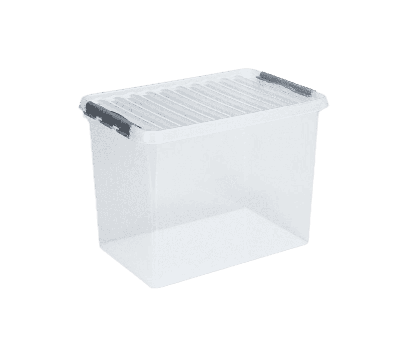 Sunware Q-line box 72 liter transp/metaal