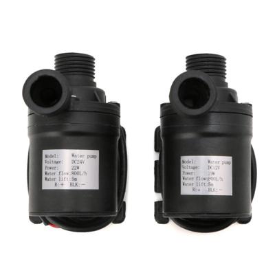 2 stuks 800L/H debiet zonne-borstelloze motor watercirculatie irrigatie pomp Dompel water pompen (24V)