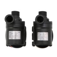 2 stuks 800L/H debiet zonne-borstelloze motor watercirculatie irrigatie pomp Dompel water pompen (24V) - thumbnail