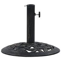 VidaXL Parasolvoet 9 kg 40 cm gietijzer zwart en bronskleurig - thumbnail