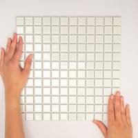 Mozaïek Barcelona 30x30 cm Geglazuurd Porselein Glanzend Extra Wit The Mosaic Factory - thumbnail