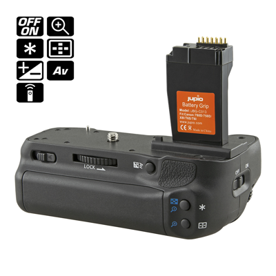 Jupio Batterygrip voor Canon EOS 750D en EOS 760D Jupio Batterygrip voor Canon EOS 750D en EOS 760D