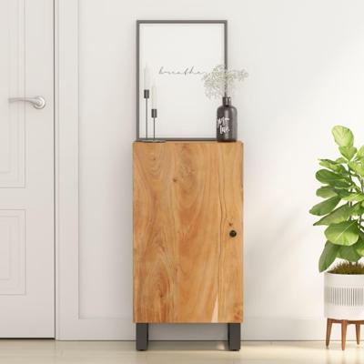Dressoir met deur 40x31x75 cm massief acaciahout