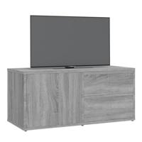 Tv-meubel 80x34x36 cm bewerkt hout grijs sonoma eikenkleurig - thumbnail