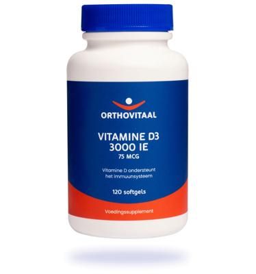 Vitamine D3 3000IE 120 Softgels