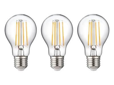 LIVARNO Set van 3 LED-filamentlampen (E27, gloeidraad) LIVARNO Set van 3 LED-filamentlampen (E27, gloeidraad)