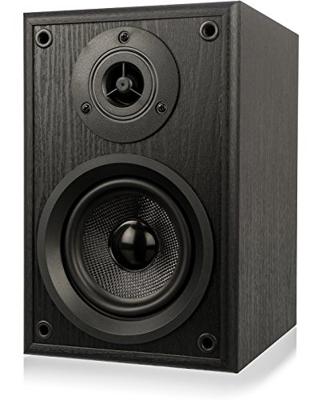 Dual LS 100 actieve luidsprekerset (phono-ingang, geïntegreerde versterker voor draaitafel, paar) zwart