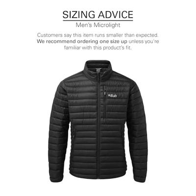 Rab Microlight Isolatiejas Heren Black M Rab Microlight Isolatiejas Heren Black M