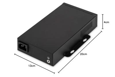 Digitus DN-95107 PoE-injector 1 GBit/s IEEE 802.3af (12.95 W), IEEE 802.3at (25.5 W)