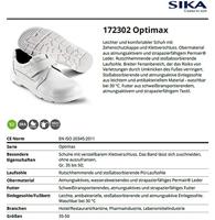 SIKA 172302 OptimaX Schoen met Klittenband S2 Wit - Maat 44 - 16.089.063.44 - thumbnail