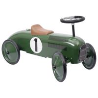 Goki retro loopauto groen - thumbnail