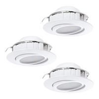 Eglo Led plafondspotPineda Round (3x) 3x4,9w - 3000K - 8,4cm wit - 95851 - thumbnail