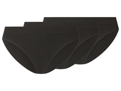 esmara Set van 3 geribde dames onderbroeken (Zwart, M (40/42)) esmara Set van 3 geribde dames onderbroeken (Zwart, M (40/42))