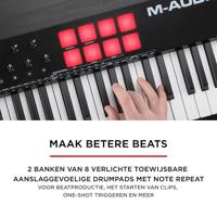 M-AUDIO Oxygen 61 (MKV) MIDI toetsenbord 61 toetsen USB Zwart - thumbnail