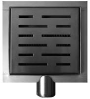 RVS Doucheput 15x15cm met Flens / 3de Generatie - thumbnail