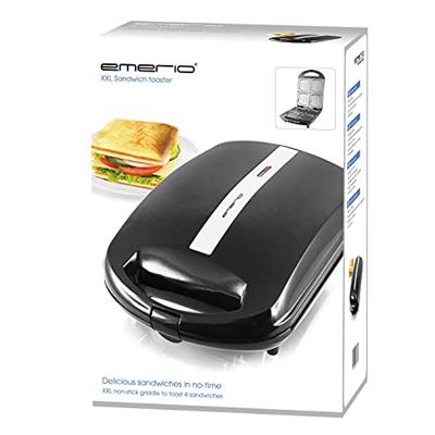 Emerio ST-111153 Tosti apparaat Zwart - thumbnail