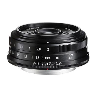 Voigtländer Ultron 27mm F/2 Fujifilm X zwart Voigtländer Ultron 27mm F/2 Fujifilm X zwart