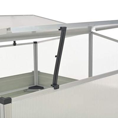 VidaXL Tuinkas 100x100x85 cm gegalvaniseerd staal bruin
