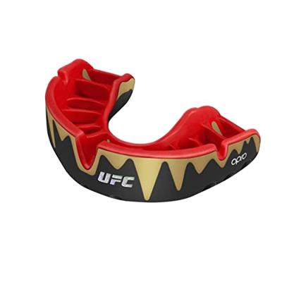 Opro 791001 UFC Platinum Elite Fit Mouthguard - Black-Gold-Red - SR Opro 791001 UFC Platinum Elite Fit Mouthguard - Black-Gold-Red - SR