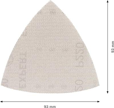 Bosch Accessories EXPERT M480 2608900721 Schuurnet voor deltaschuurmachine Ongeperforeerd Korrelgrootte (num) 220 (l x b) 93 mm x 93 mm 5 stuk(s)