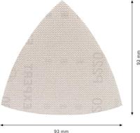 Bosch Accessoires Expert M480 schuurnet voor deltaschuurmachines 93 mm, K220 - 1 stuk(s) - 2608900721 - thumbnail