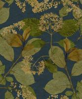 Decoprint Herbarium Behang met bladeren en bloemen - HE27233 - thumbnail