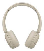 JVC draadloze hoofdtelefoon met 50 uur batterijduur, zachte oorkussens, opvouwbaar ontwerp, Bluetooth 5.3, multipoint-verbinding, EQ-app en ingebouwde microfoon – Mat Beige - HA-S59W-C - thumbnail