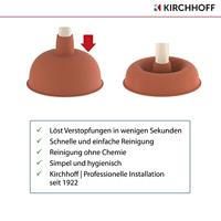 Kirchhoff Uitloopreiniger met houten handvat, Ø 140 mm - 99908200 - thumbnail