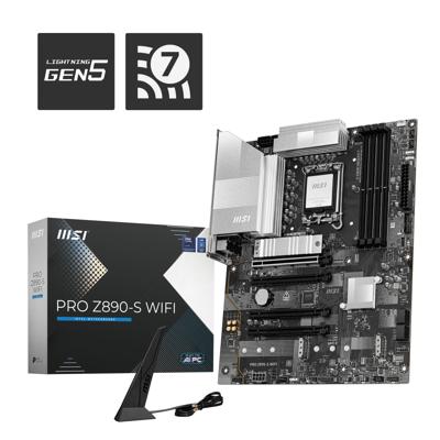MSI PRO Z890-S Wifi Moederbord Socket Intel LGA 1851 Vormfactor ATX Moederbord chipset Intel® Z890