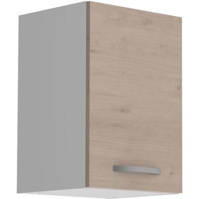 Oslo High Furniture 1 Door - Jackson Chene Decor - L 40 x D 36 x H 58 cm