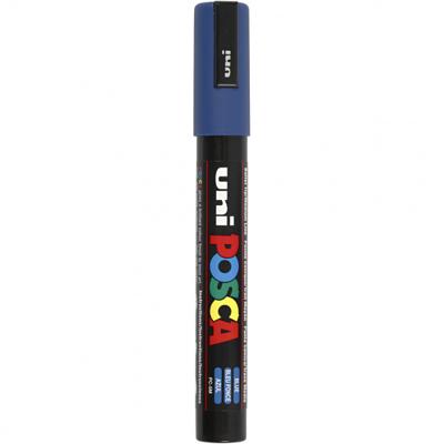 Paintmarker uni posca pc5m m donkerblauw Paintmarker uni posca pc5m m donkerblauw