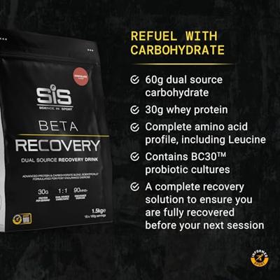 SIS Beta Fuel Recovery Chocolade 1.5kg