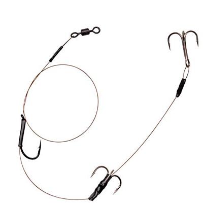 Spro Hd Baitfish Rig 2X Treble 1X Single Hook 12Kg 35cm 2x Treble Size 6 + Singlehook