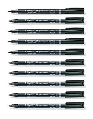 Cd marker staedtler 3179 zwart | 10 stuks