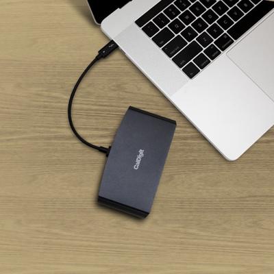 CalDigit Thunderbolt 3 Mini Dock (HDMI 2.0) - draagbaar, Bus-gestuurd, 40 Gbs, Dual 4K @ 60Hz, USB 3.0 & 2.0, GbE LAN. Compatibel met Thunderbolt 3 Mac en pc (Dual HDMI 2.0).