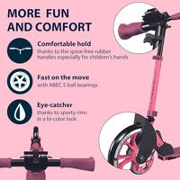 Hudora scooter step up 145 junior roze - thumbnail