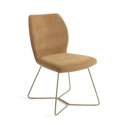 Jesper Home Ikata eetkamerstoel Honey Harvest beehive gold