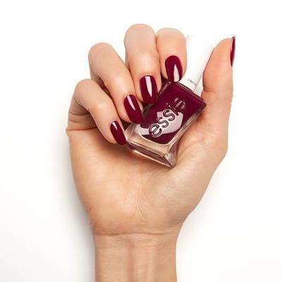 Essie gel couture - 370 model clicks - paars - langhoudende nagellak - 13,5 ml