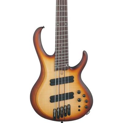 Ibanez BTB705LM Bass Workshop Natural Browned Burst Flat 5-snarige elektrische basgitaar