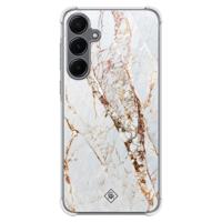 Samsung Galaxy A55 shockproof hoesje - Marmer goud - thumbnail